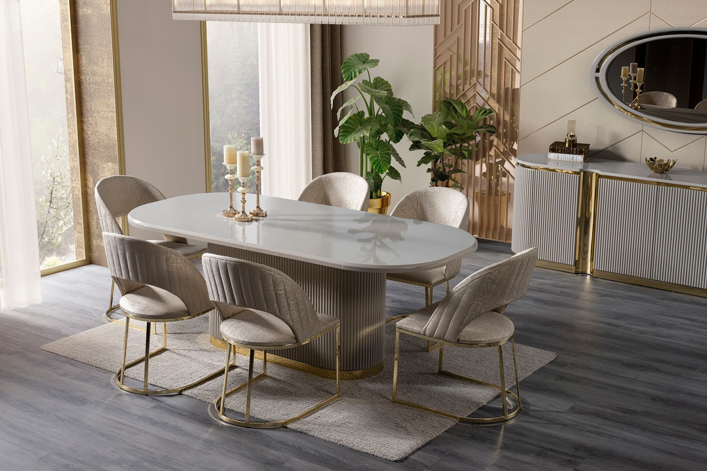 Gucci Yemek Odası Takımı