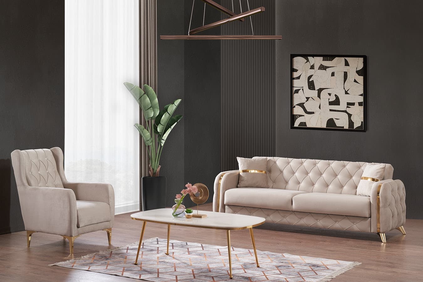 Ruby Oturma Odası Takımı