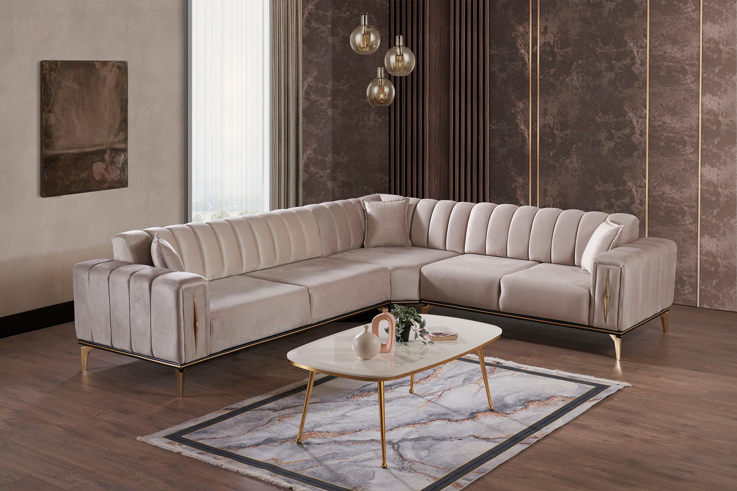 Piazza Köşe Koltuk Takımı